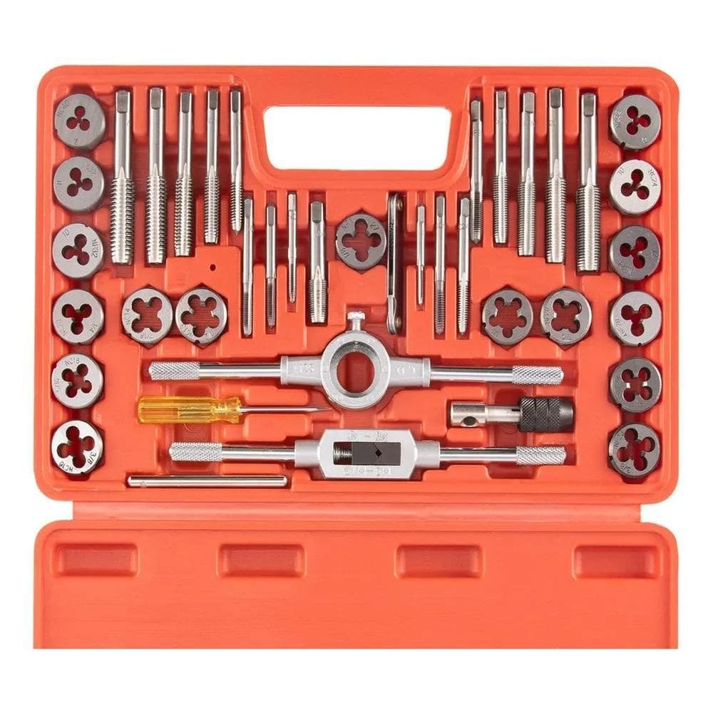 2X Jogo Tarracha E Macho Fêmea Pente Abre Rosca Kit Tarraxa