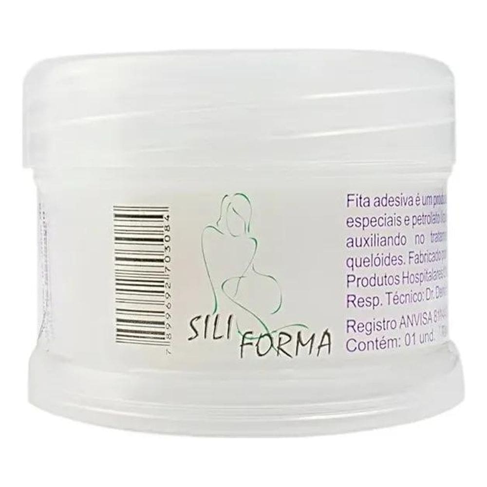 Fita Adesiva Silicone Lamina Para Cicatriz 45Cm Reutilizável