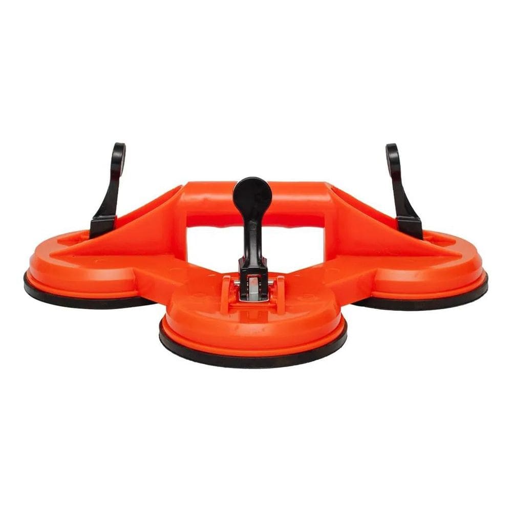 2X Ventosa Tripla Para Vidro Mármore Chapas Piso Cerâmica 12