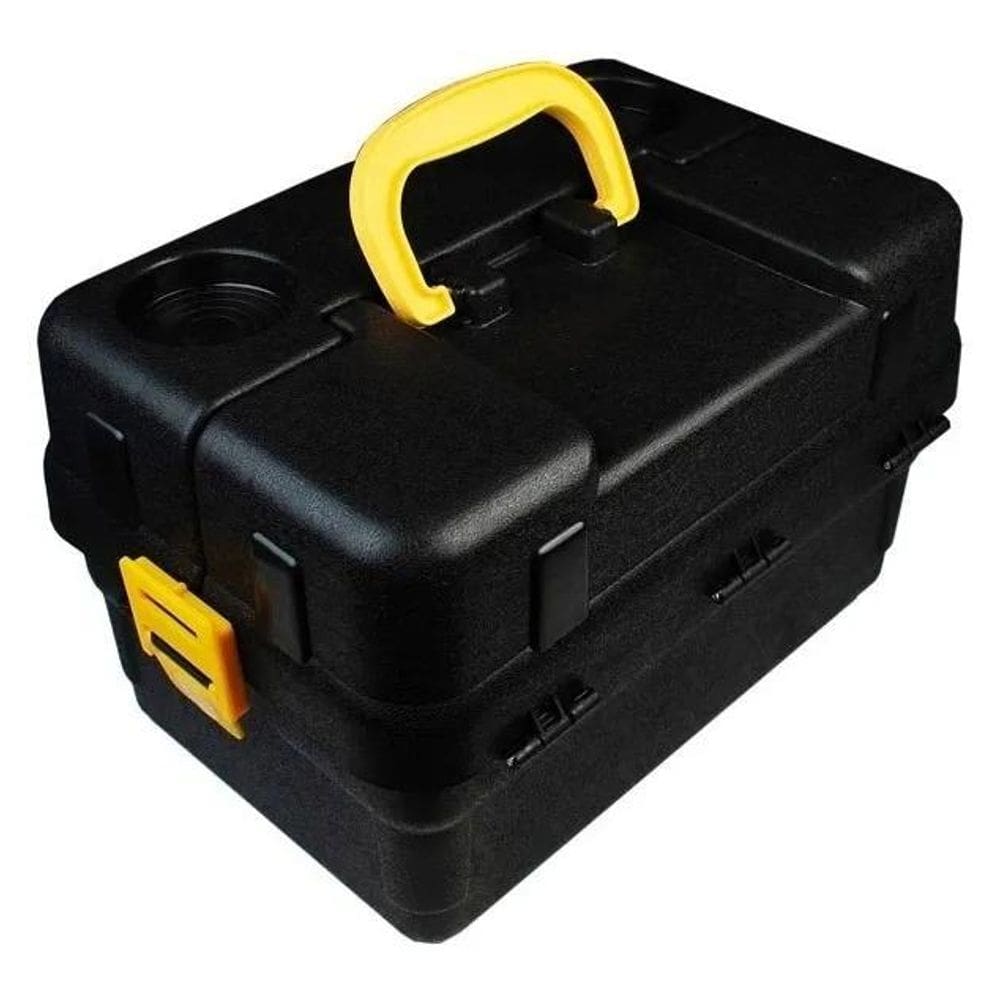 Caixa De Pesca 6 Bandejas Pequeno Preto Cx6Bjpq-P - Hi