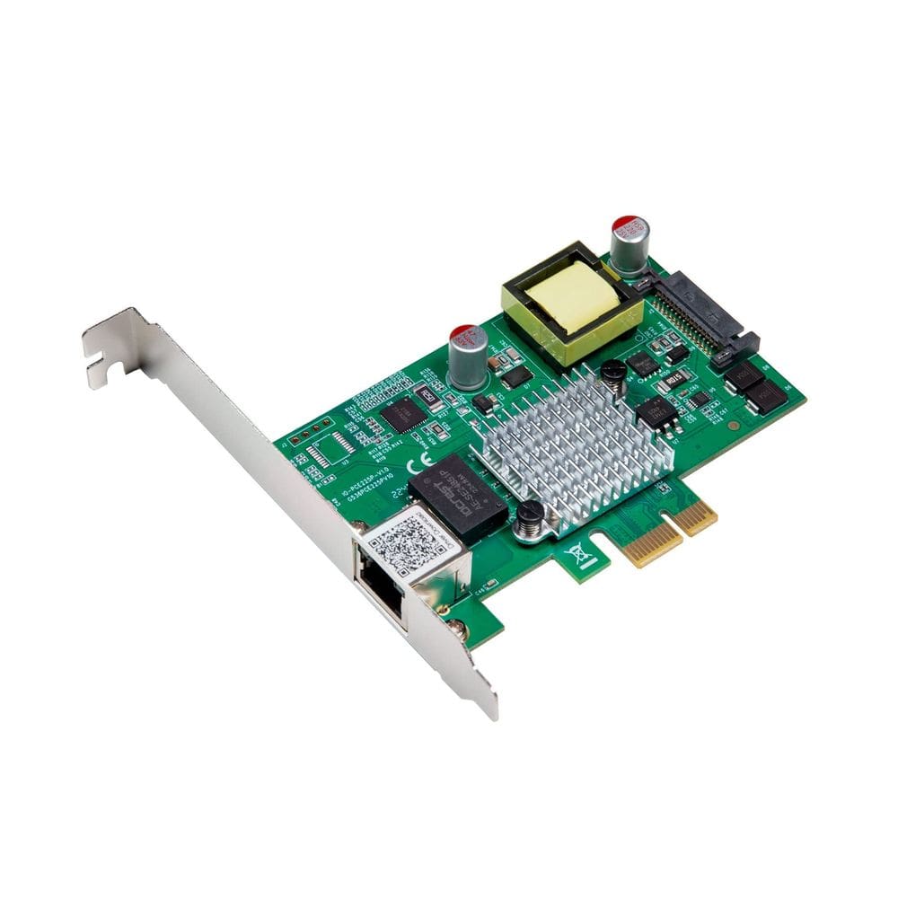 Placa de rede Ethernet IO CREST 2,5 Gigabit POE+ PCI-e x1