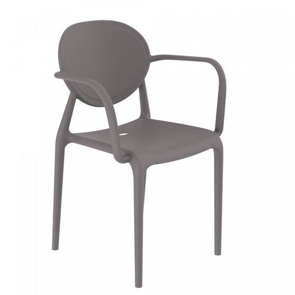 Cadeira Com Braço Slick Im In Área Externa Interna Mushroom