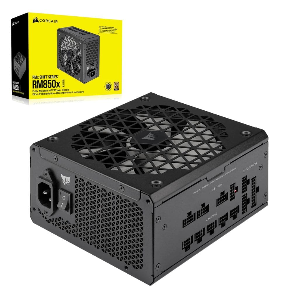 Fonte de alimentação Corsair RM850x SHIFT totalmente modular ATX 850W