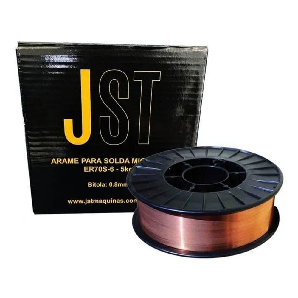 2X Arame Para Solda Mig - 0,8Mm - 5Kg - Jst