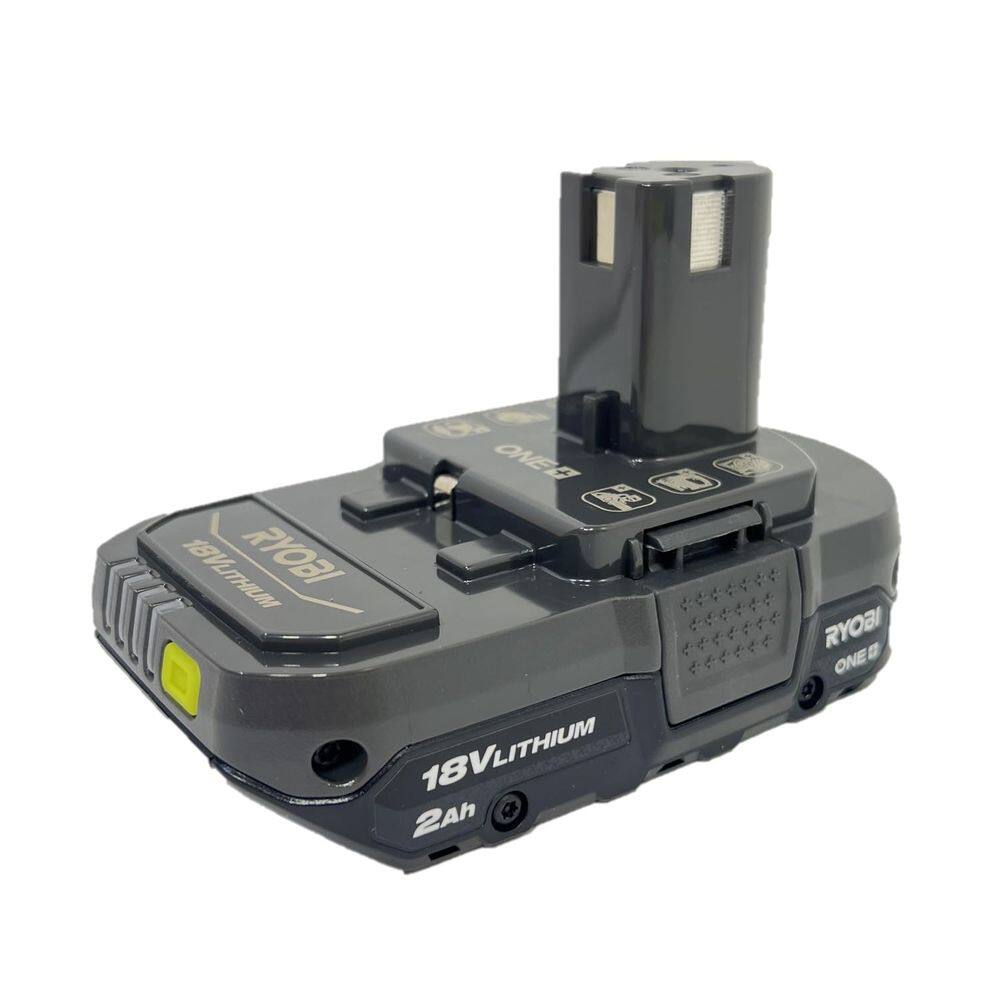Bateria RYOBI P190 18V 2.0Ah de íon de lítio compacta com carregador