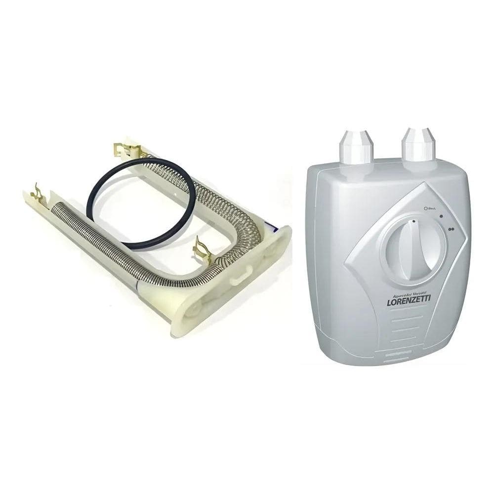 2X Resistência Para Aquecedor Lorenzeti Versátil 220V