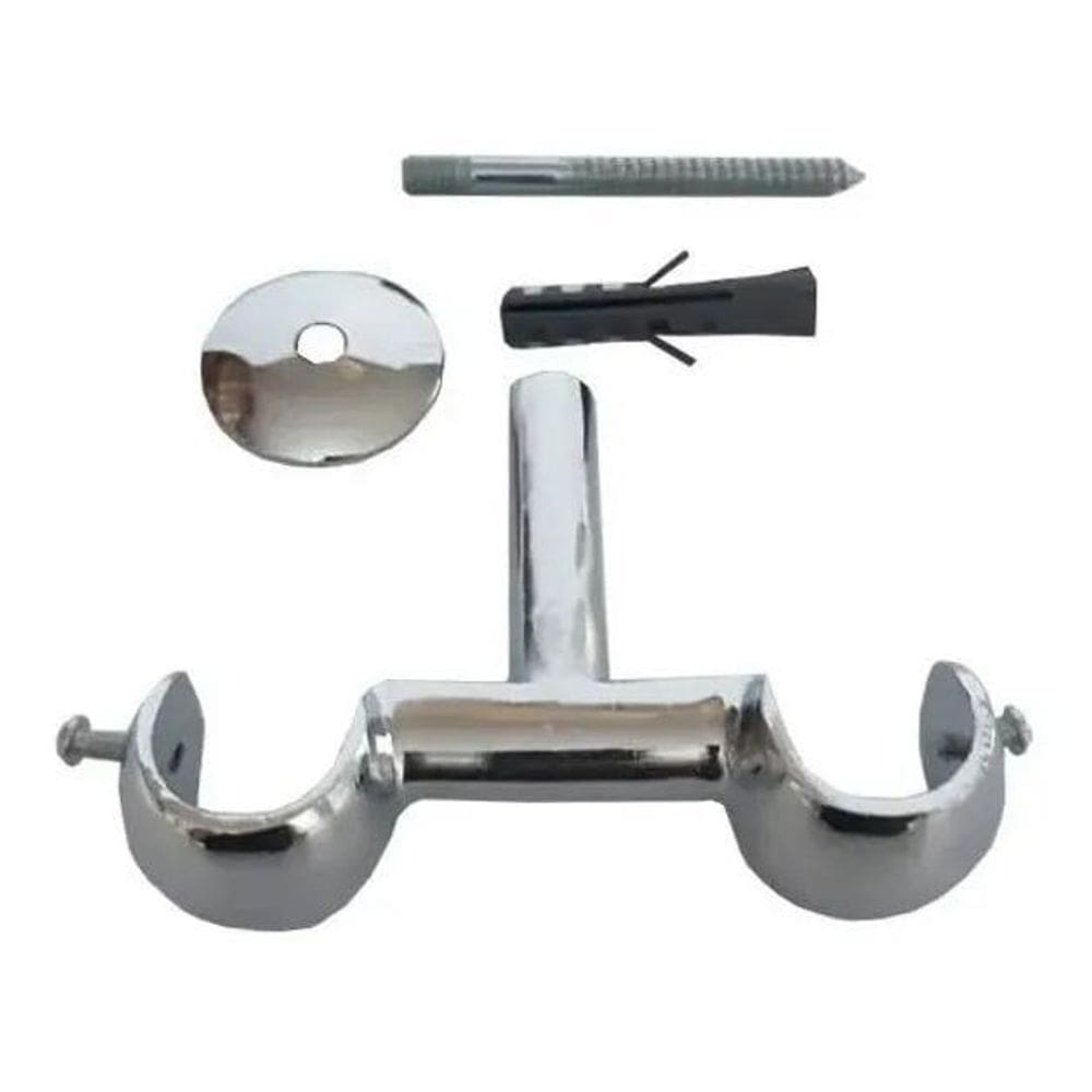 2X Suporte De Teto Duplo 19/19 Alumínio  Peça  Reibraz