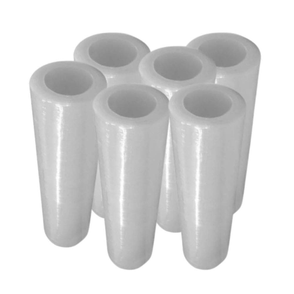 Bobina Filme Stretch Eco Transparente Manual 50Cm 24Kg Kit 6