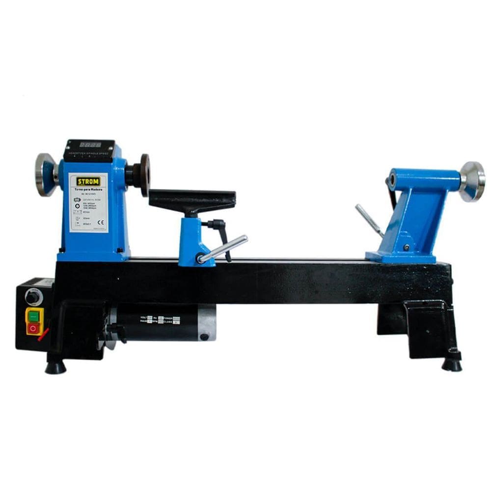 Torno De Bancada Para Madeira 220V 550W Com Display Digital