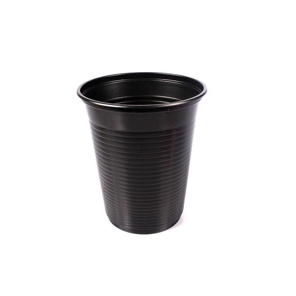 Copo Descartável 200Ml Preto 50Un