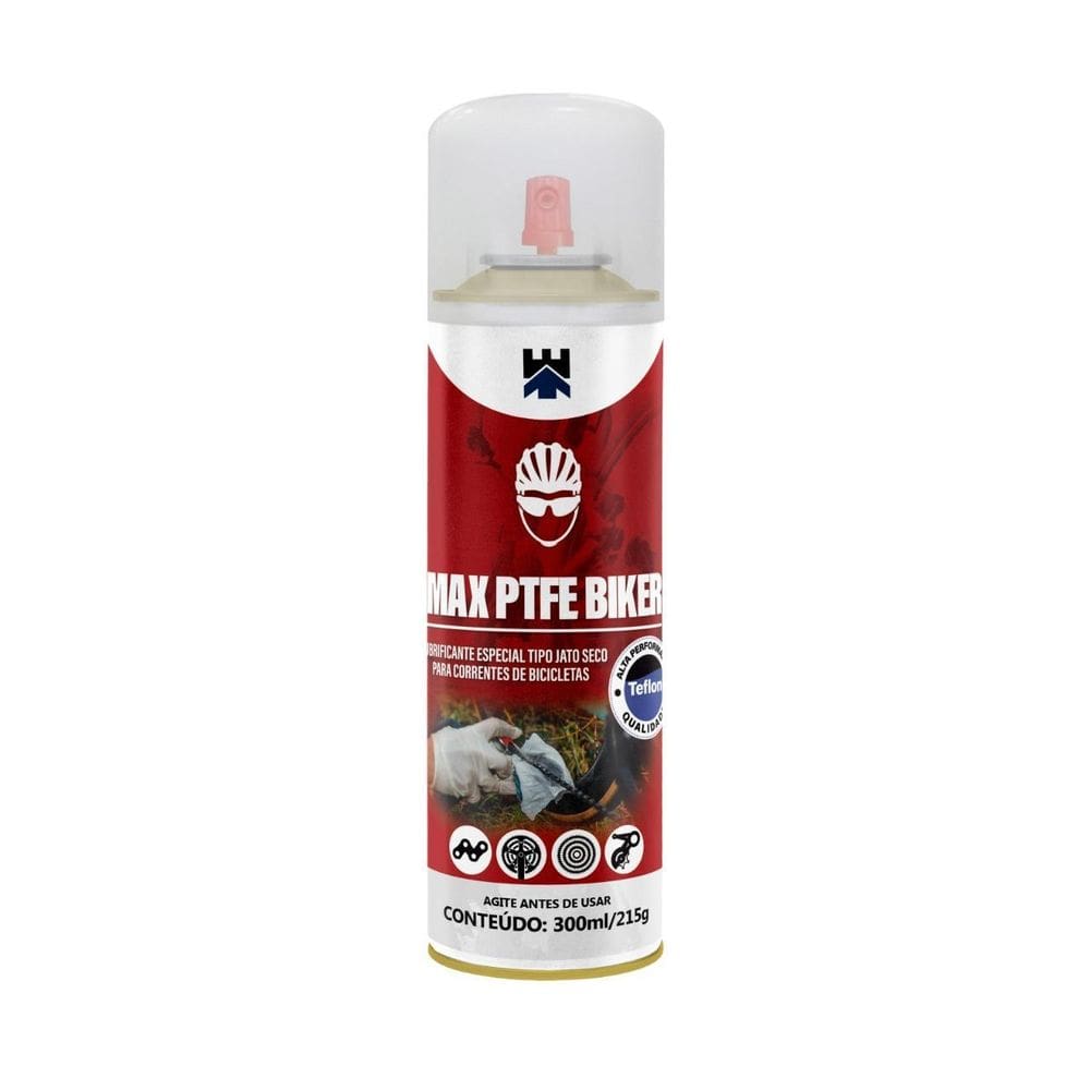Lubrificante Seco 300Ml/215G - Max Ptfe Biker