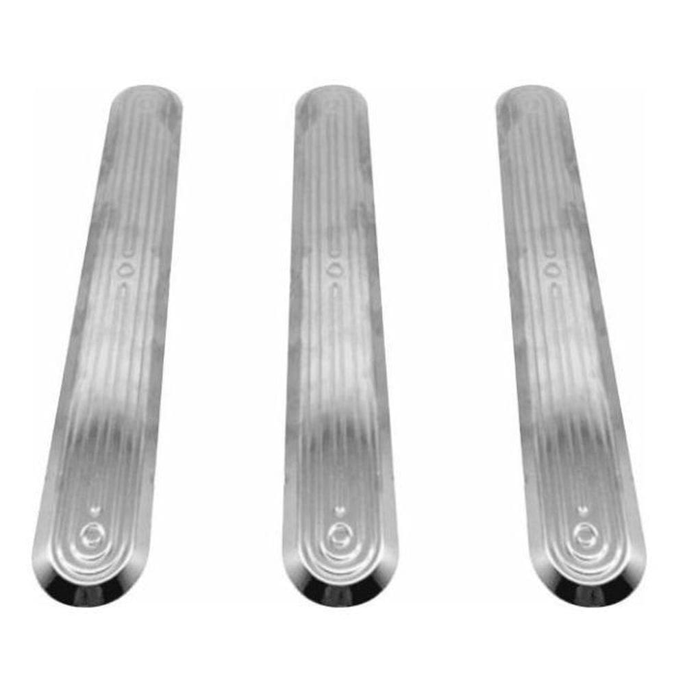 Elemento Tátil Direcional Inox Adesivado Frisado