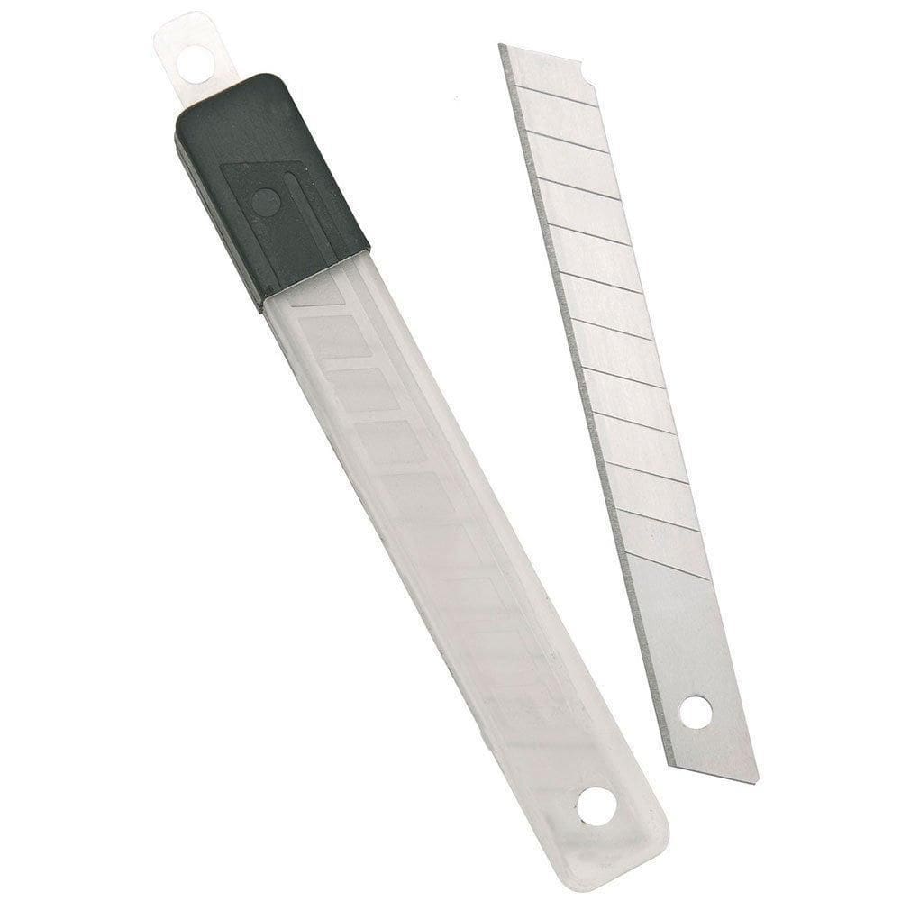 Lâmina De Estilete 9Mm 10 Peças A06102 - Ajax