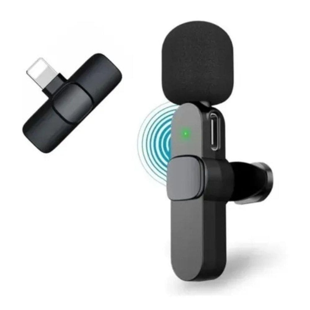 Microfone Lightning Com Captação Omnidirecional