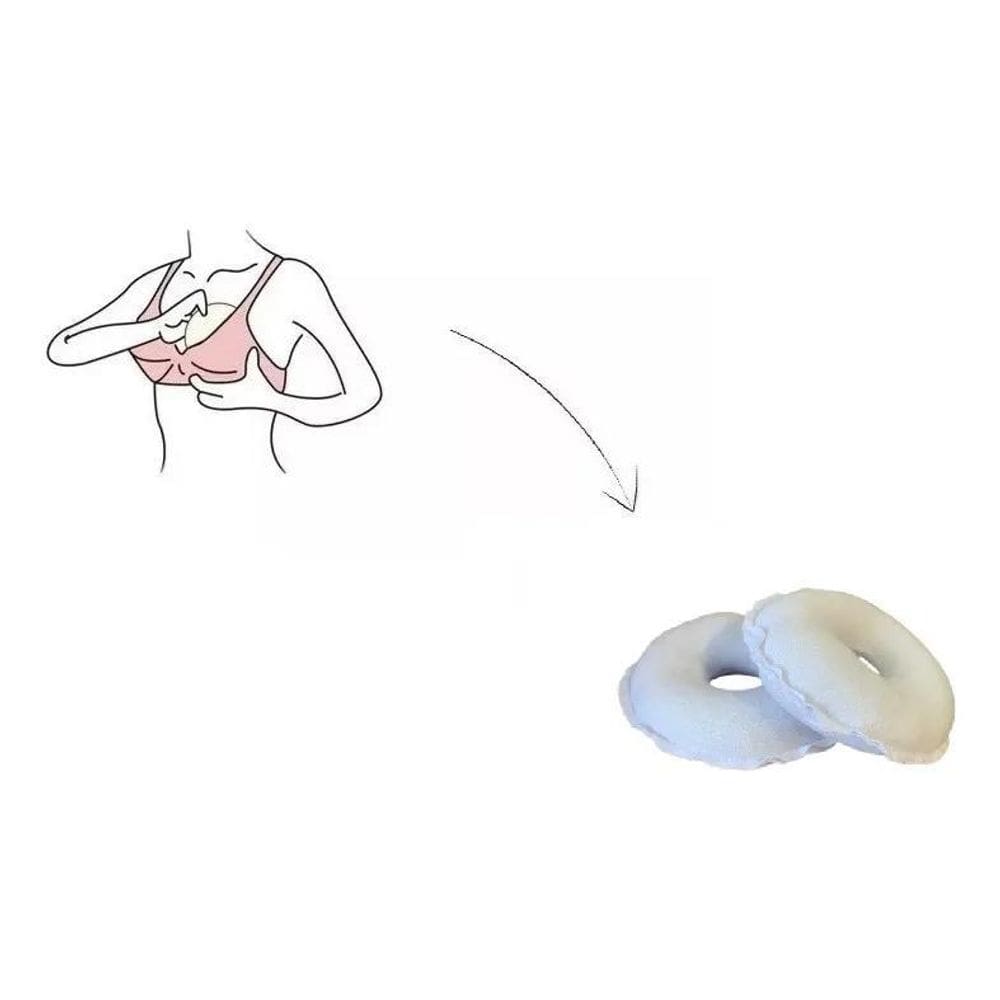 Rosquinha De Peito Absorvente Amamentação 4 Unidades