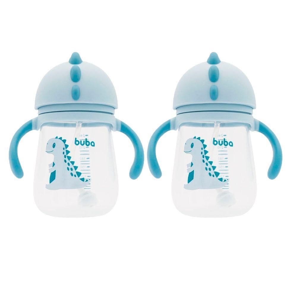 Kit 2 Copinho Bebe Infantil Crianças Água Suco Transição