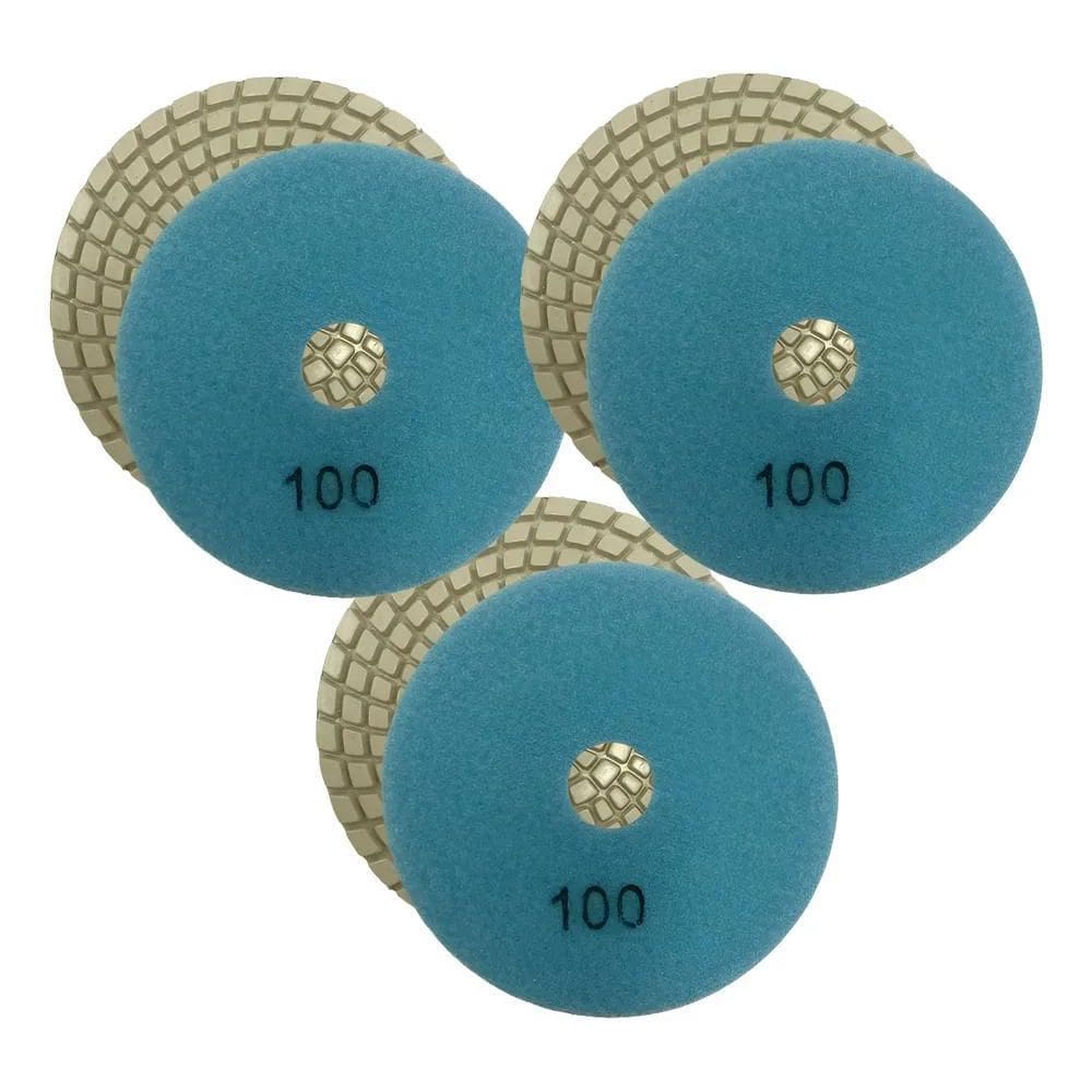 2X 3 Lixa Diamantada Grão 100 Porcelanato Granito Marmoraria