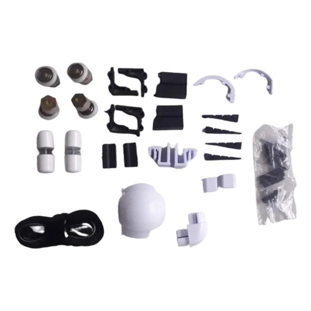 2X 01 Kit De Acessórios Para Box De Banheiro De Canto