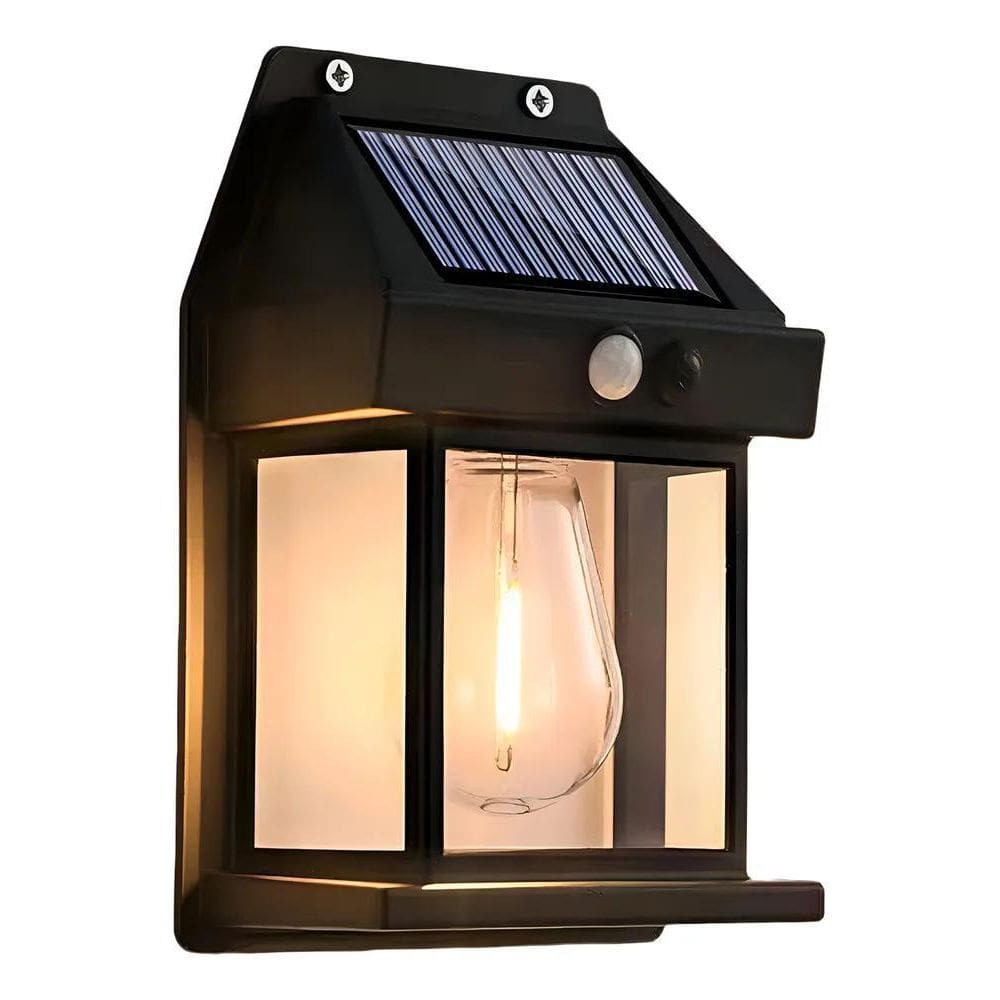 2X Arandela Solar De Parede Externa Luz Led Sensor Presença