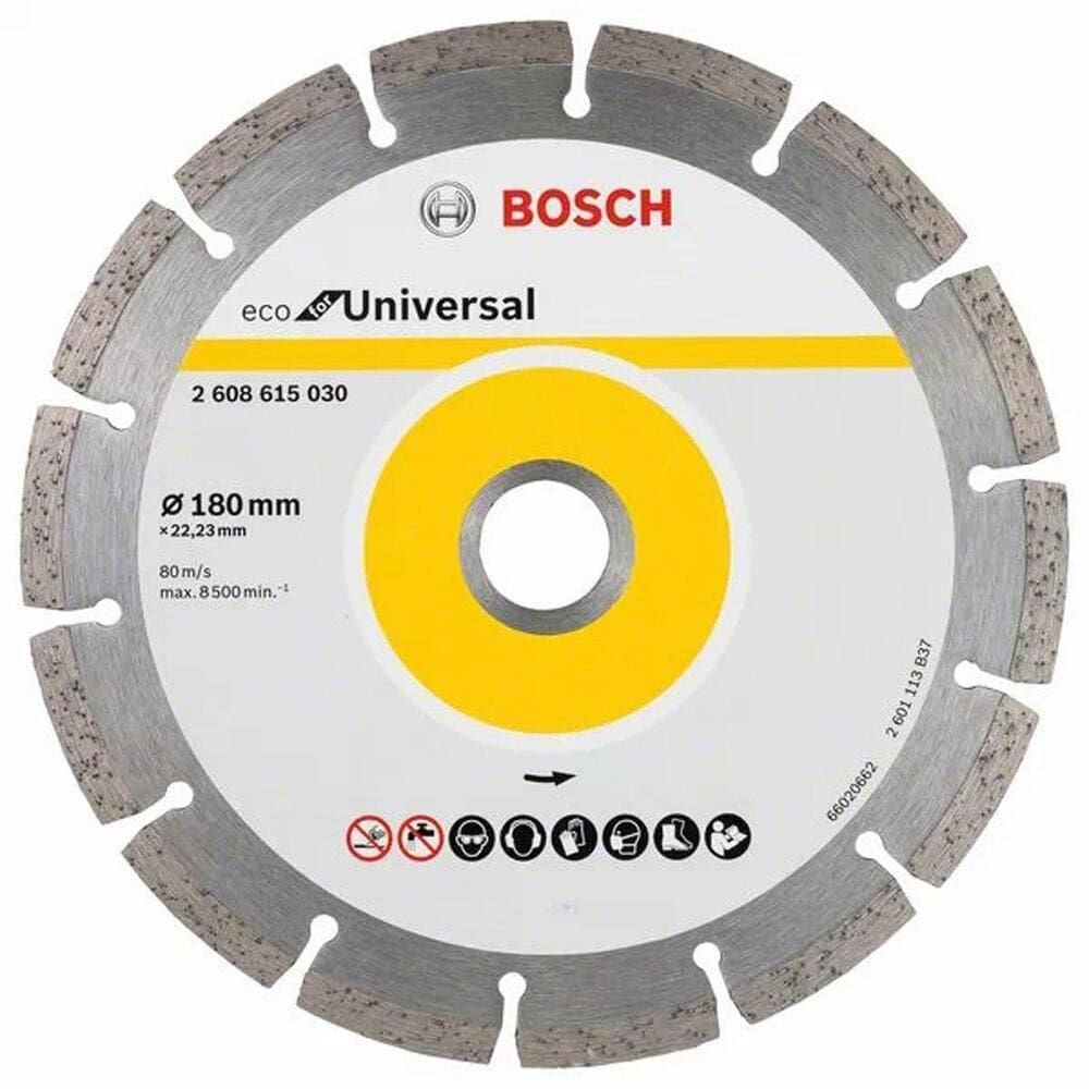 Disco Diamantado 7” (180mm) Bosch Segmentado Universal