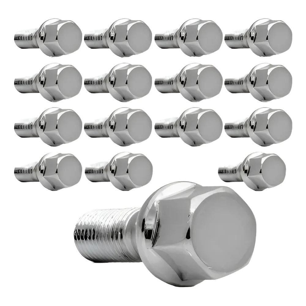 Jogo 16 Parafuso Cromado Roda Corsa Celta Montana Prisma