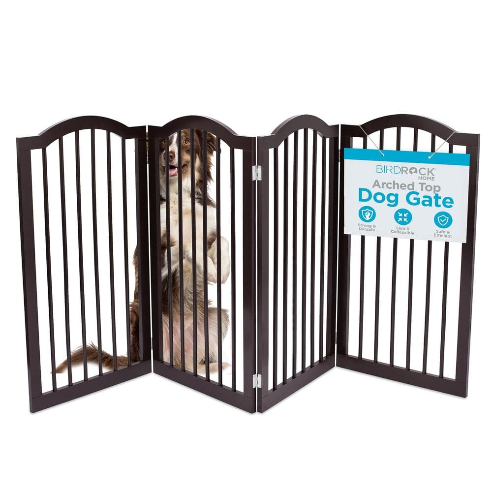 Dog Gate, O MELHOR tampo arqueado da INTERNET, 4 painéis, 91 cm, madeira H