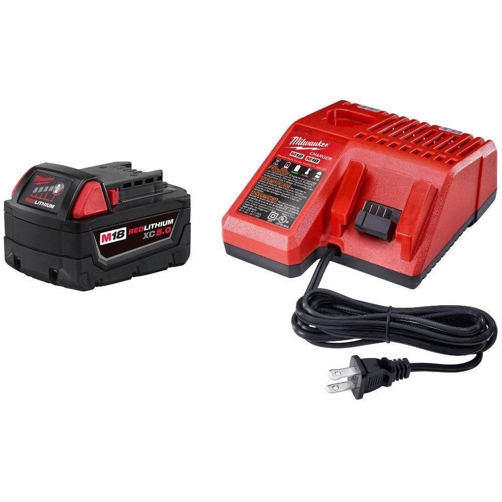 Kit inicial Milwaukee M18 XC 5.0 48-59-1850 com carregador