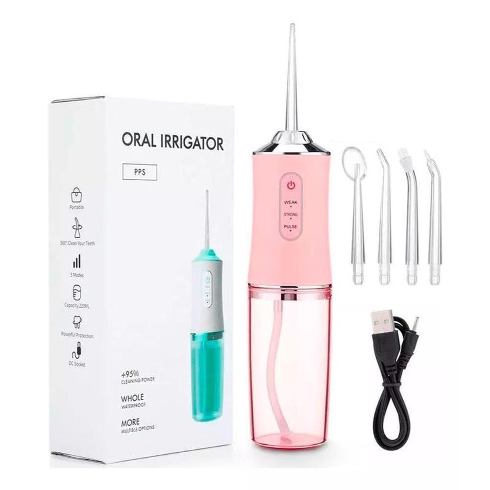 Irrigador Oral Jato D`Água Limpeza Bucal E Dental Portátil