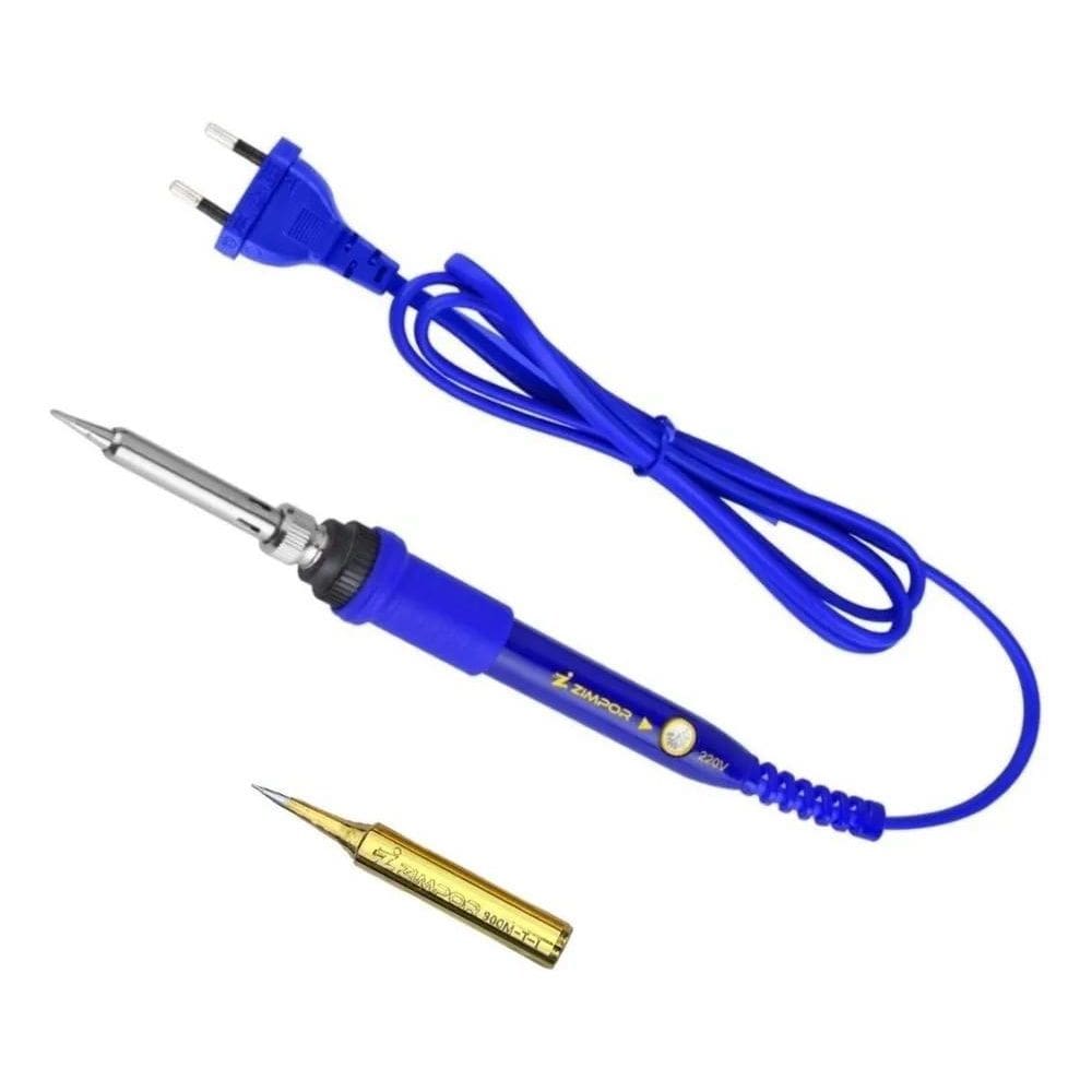 2X Ferro De Solda Profissional Com Temperatura Ajustável 60W