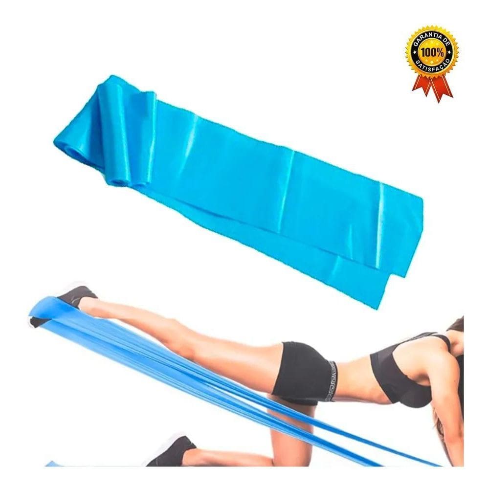 2X Faixas Elásticas Thera Band Fisioterapia 1,5Mt Média