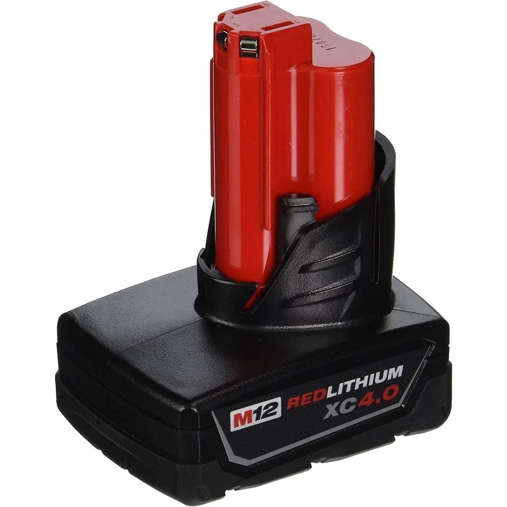 Bateria Milwaukee M12 12V 4,0 Ah de lítio vermelho XC genuína