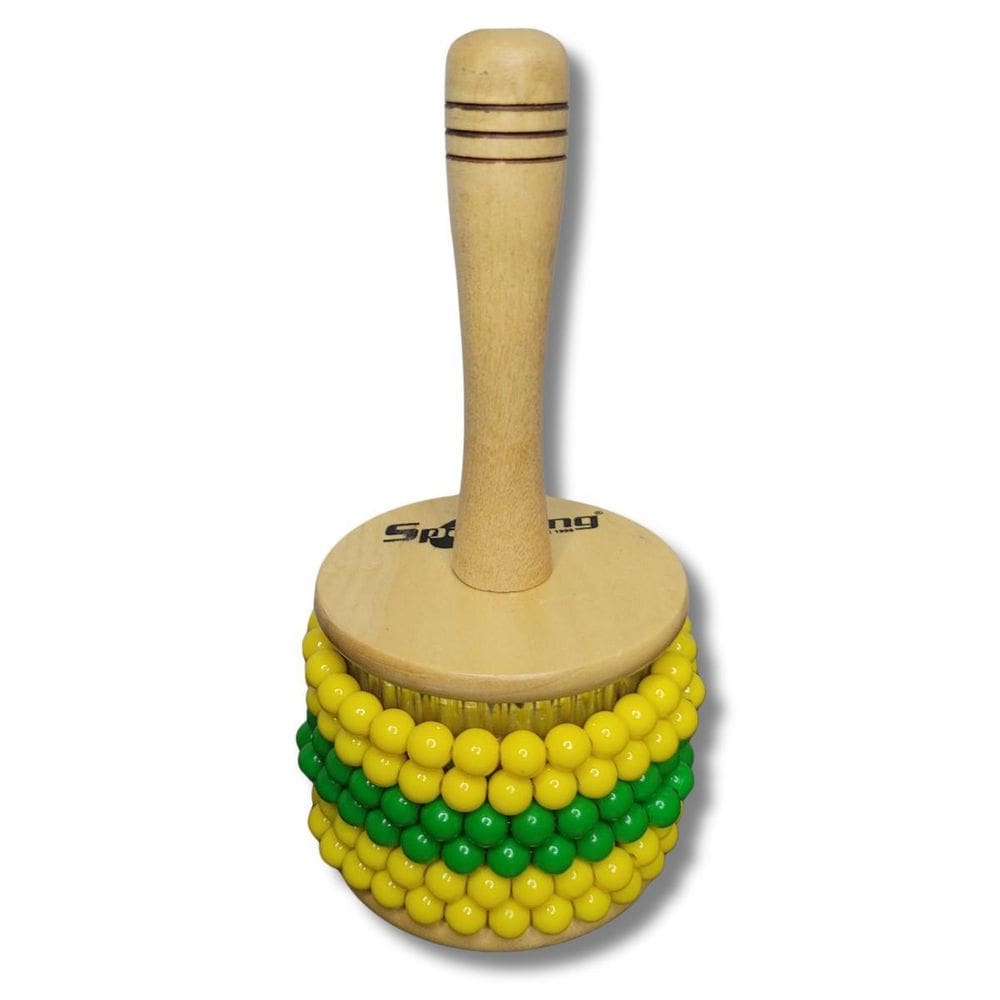 Afuche Pequeno Cabo E Tampa Madeira Miçanga Spanking