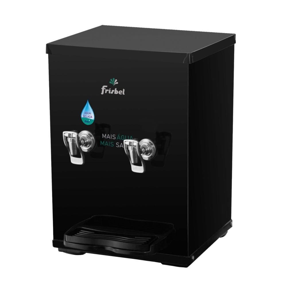 Purificador Bancada 10L Gelada E Natural Ra10 Office Black 220V - Frisbel