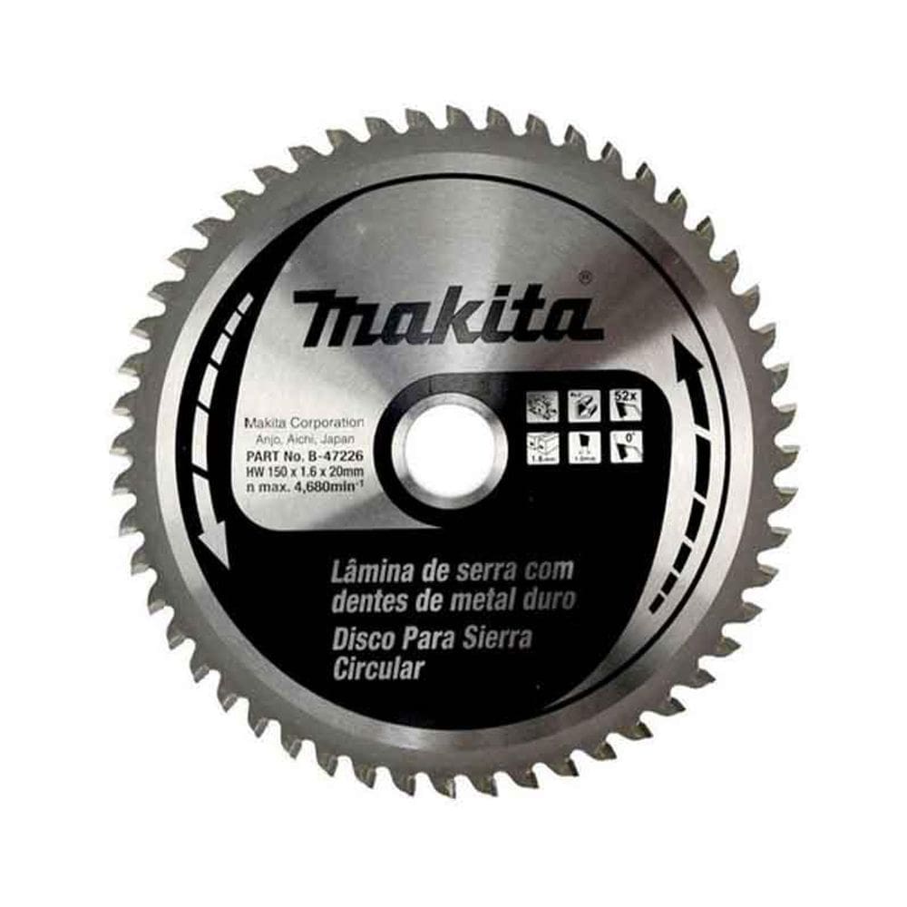Lamina De Serra Circular 150Mm 6 52D Aluminio Makita B-47226
