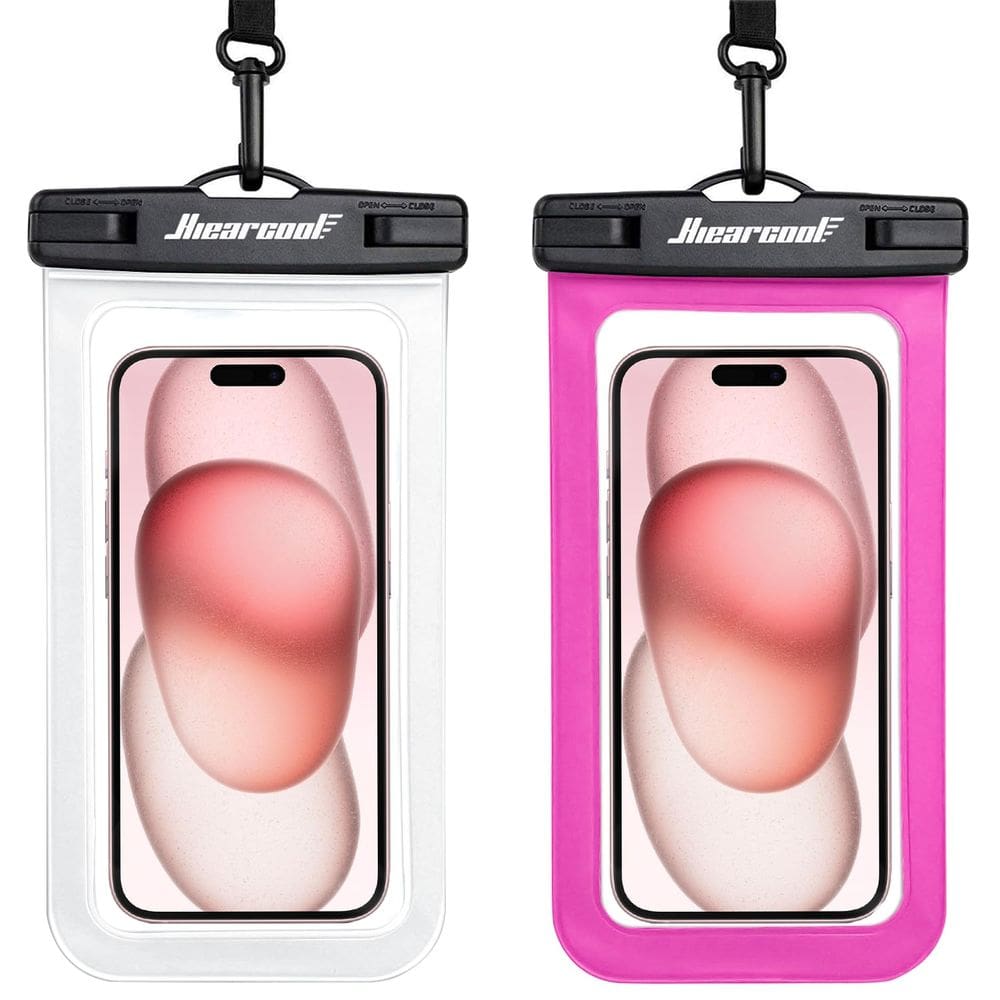 Bolsa de telefone impermeável Hiearcool Universal IPX8 de até 8,3 polegadas