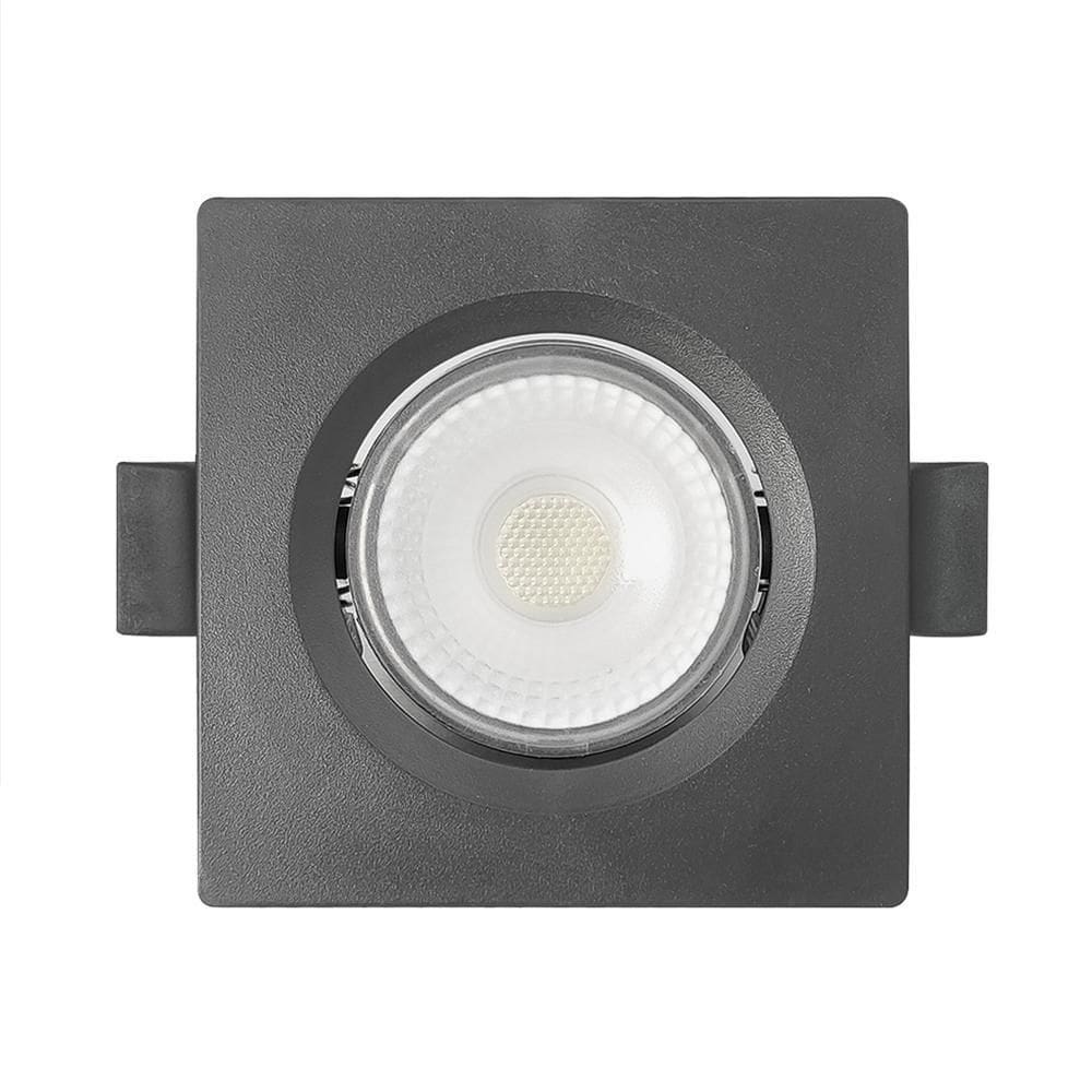 Spot De Led Embutir Alltop Par30 Quadrado 10W Preto Bivolt T