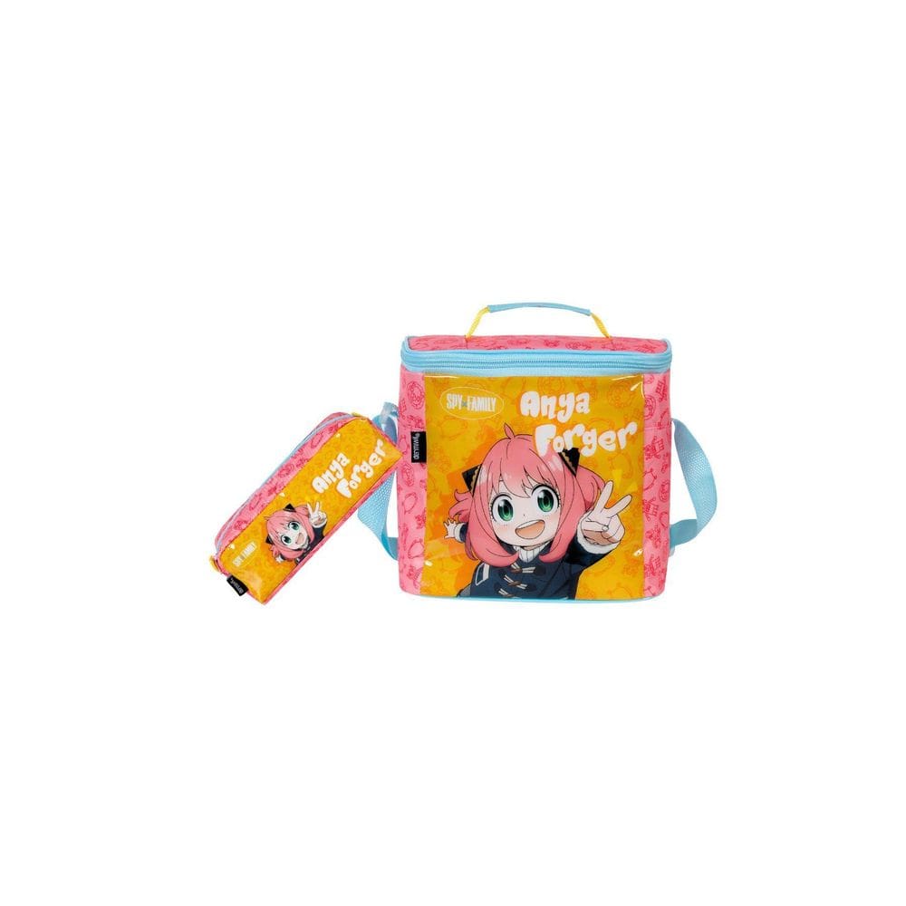 Kit Escolar Spy Family Lancheira Térmica + Estojo Simples
