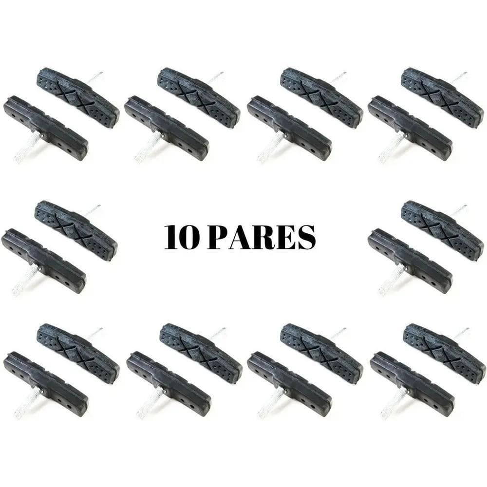 2X Pastilha Sapata Freio Vbrake Pino 70Mm Bike Silbike 10Par