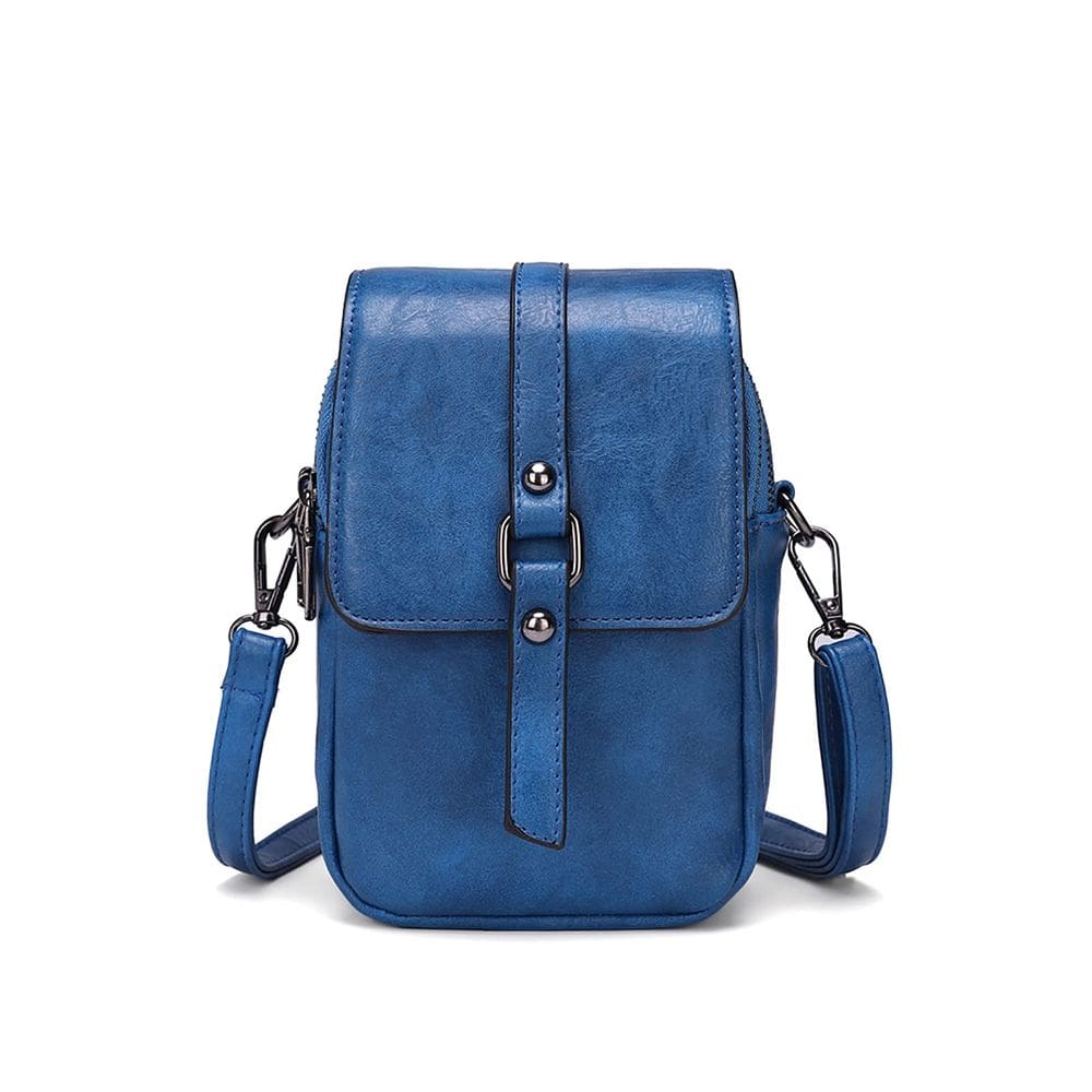 Bolsa de telefone crossbody myfriday vintage para mulheres em couro