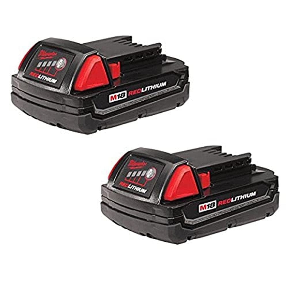 Bateria Milwaukee M18 Compact 1,5 Ah 18V - pacote com 2