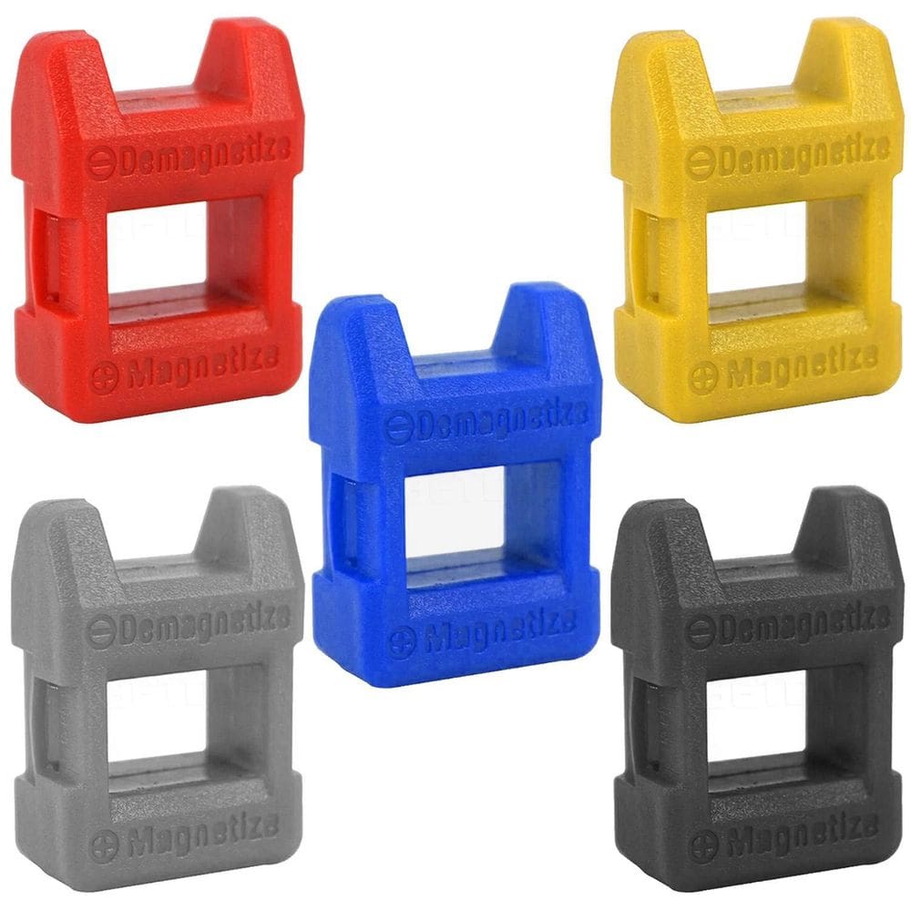 Kit 5 Magnetizador Desmagnetizador Imã Chave Fenda Phillips