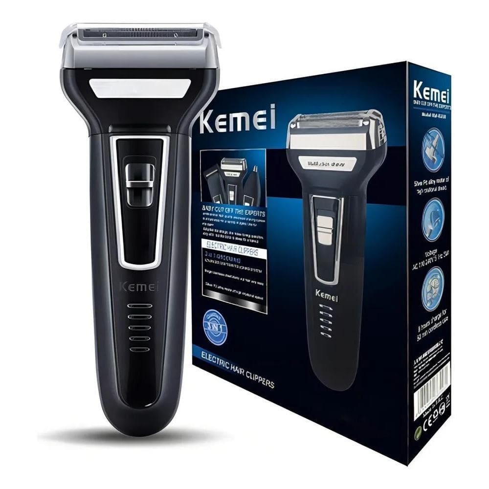 Maquina Kemei Maquininha De Barbear Depilador Masculino 3X1