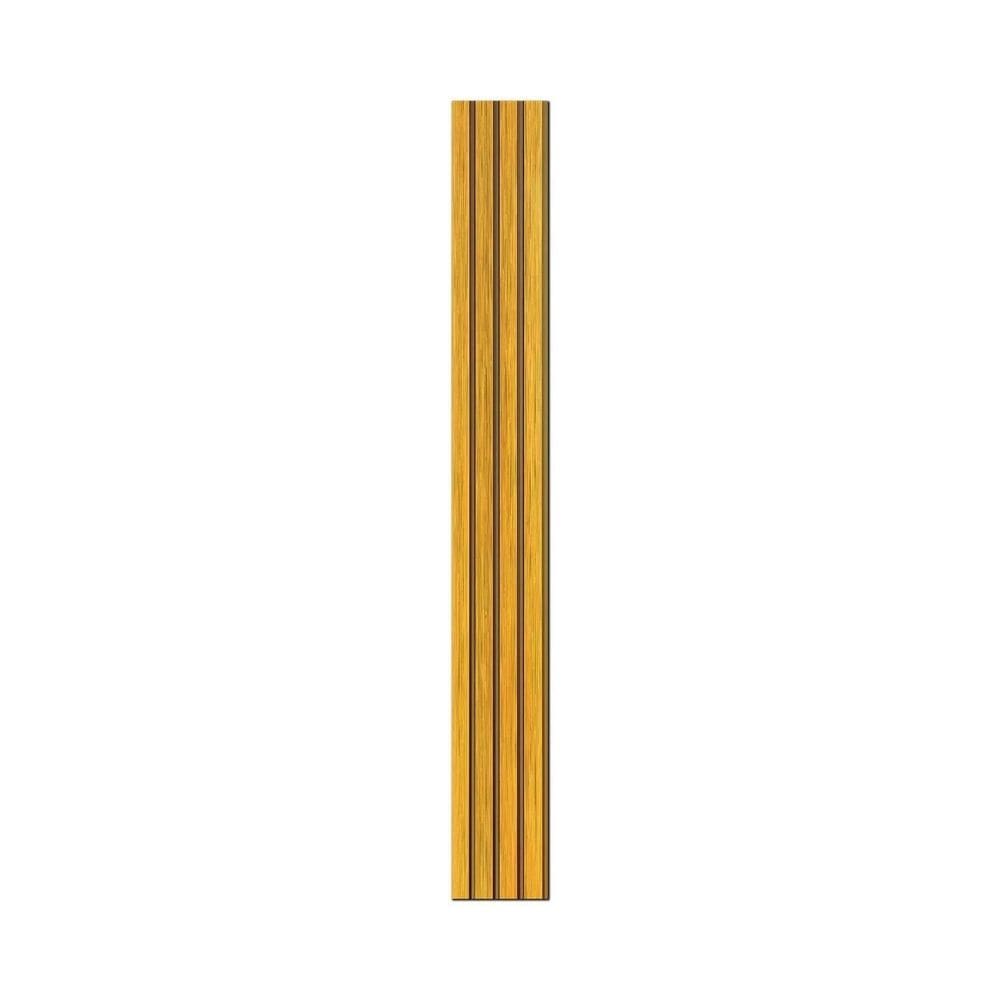 Painel Ripado Externo de Madeira Ecológica 290cm X 21,90cm Cada Barra Equivale a 0,63m² Canela