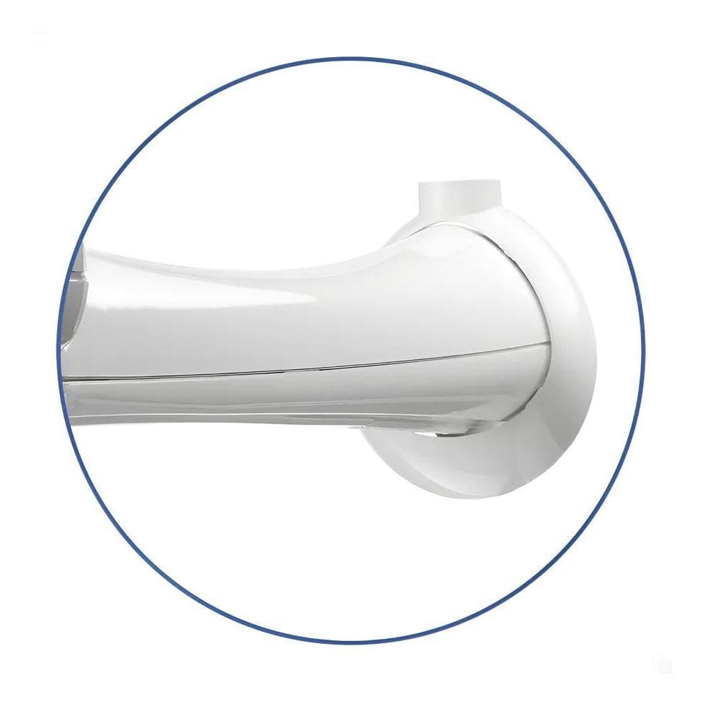 2X Braço Para Chuveiro Lorenzetti Branco De 30Cm Branco Fosc