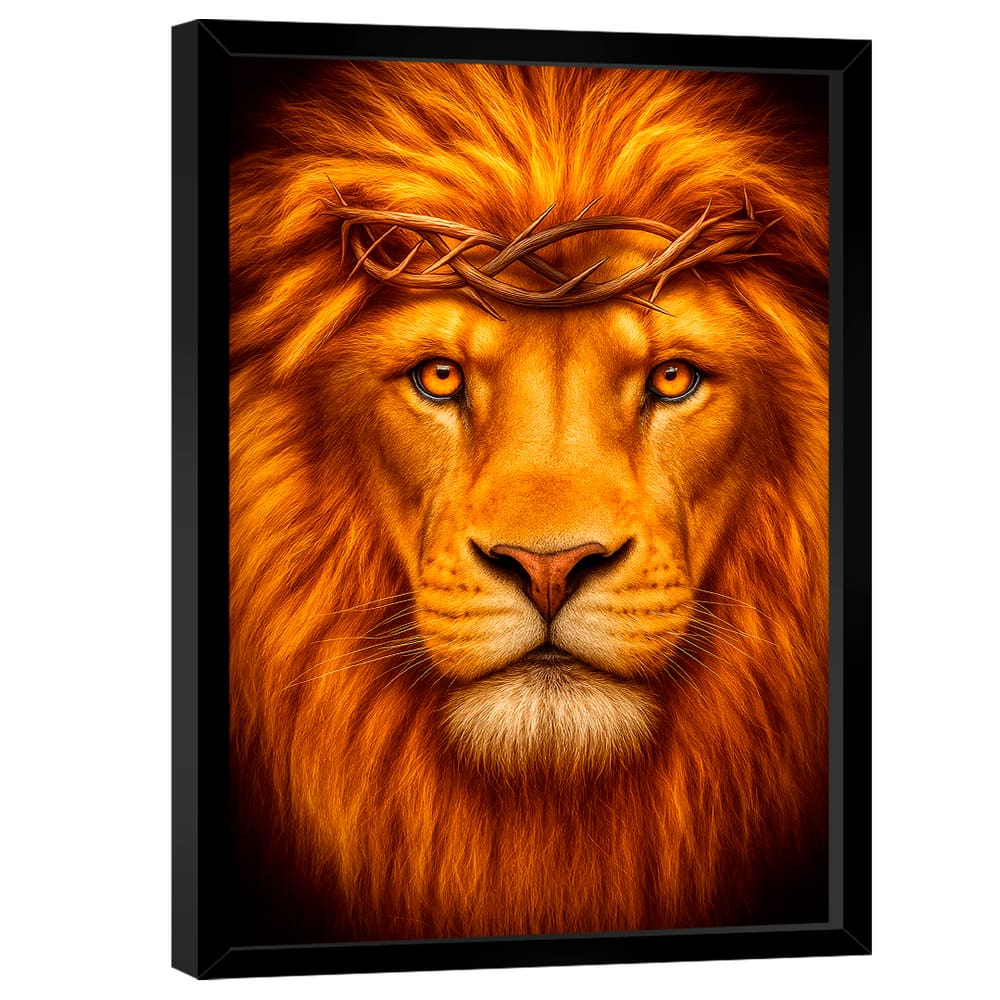 Quadro Decorativo Leão Celestial