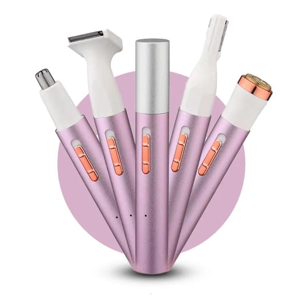 Maquina De Depilação Depilar Feminino 4 Em 1 Raspa Pelo Ínti