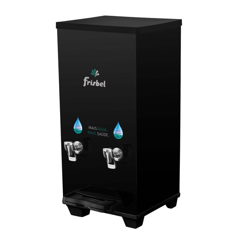 Purificador Bancada 25L 2 Torneiras Ra25 Office Black Com Filtro 127V - Frisbel