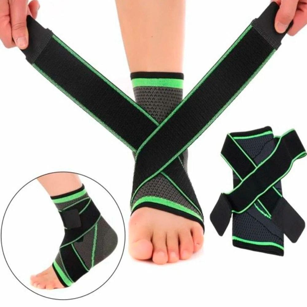 Tornozeleira Esportiva Ajustável Ideal Musculação E Futebol