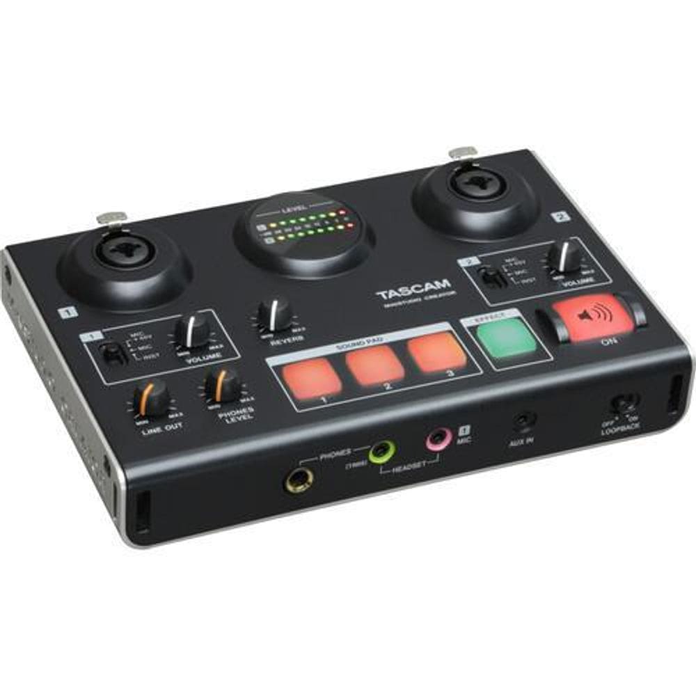 Ministudio Tascam Creator Us-42B Podcast Studio  Preto