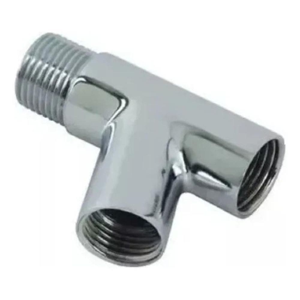 2X Adaptador Para Torneira Junção Y Ducha Higiênica Filtro 1